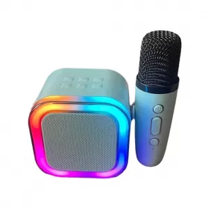 MINI KARAOKE PORTATIL RGB K12 AZUL