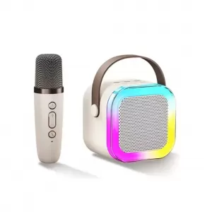 MINI KARAOKE PORTATIL RGB K12 BEIGE