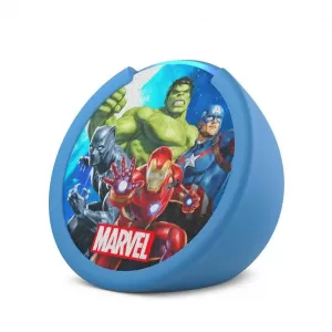 PARLANTE ALEXA ECHO POP KIDS AMAZON DISEÑO MARVEL