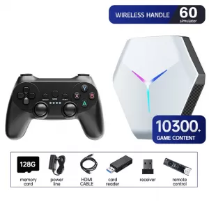 CONSOLA RETRO MINI  X10 +40,000 JUEGOS 128GB ANDROID 11