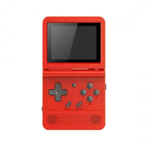 CONSOLA RETRO PORTATIL POWKIDDY V90 MAS DE 15000 JUEGOS ROJO